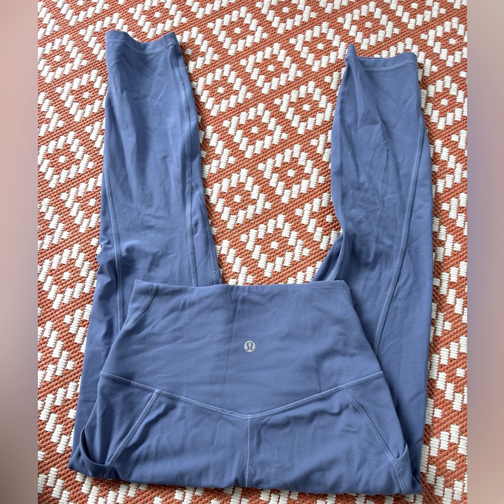 Lululemon leggings. Beautiful blue color.